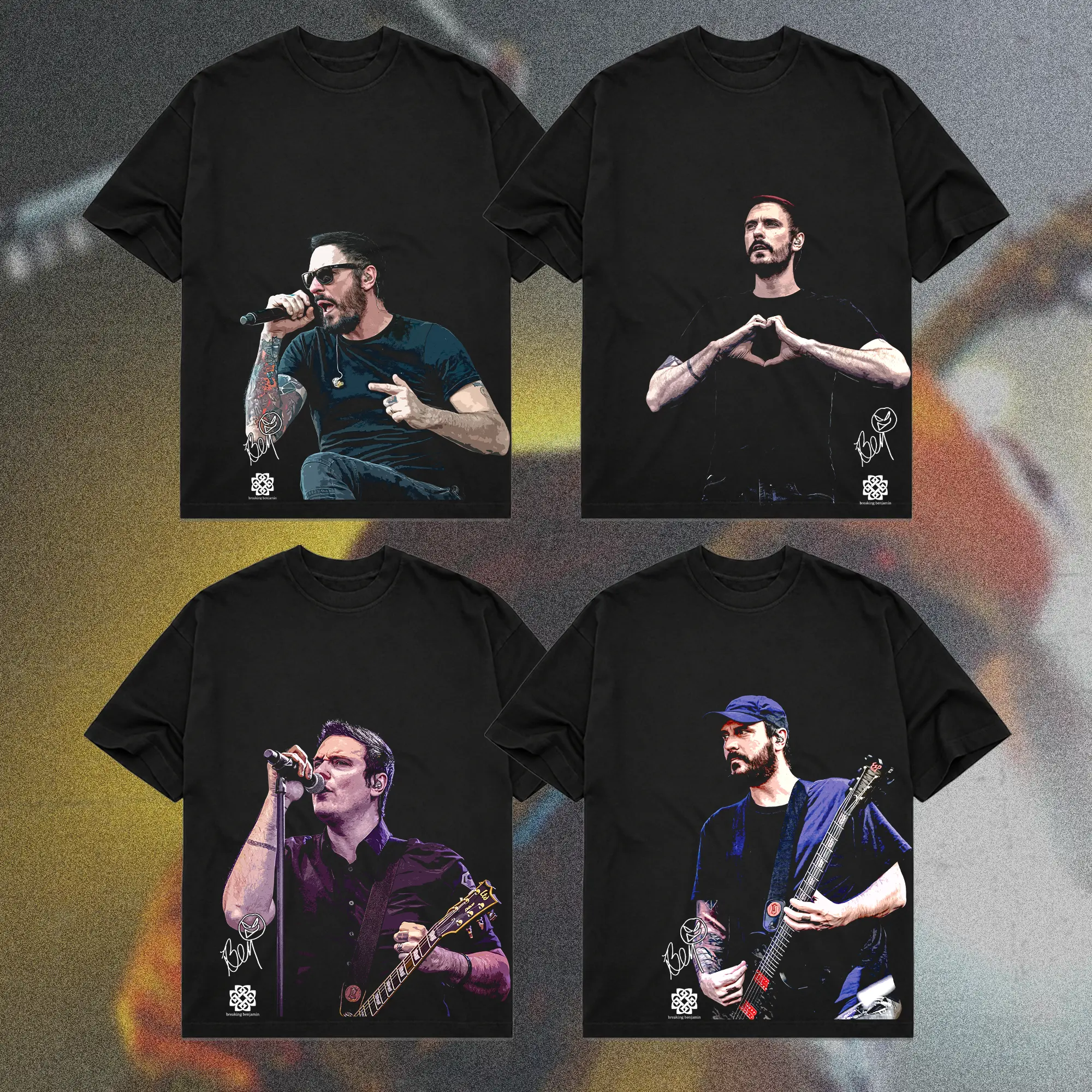 [COLLECTION] Vintage Benjamin T-Shirt, Breaking Benjamin 2026 North American Fall Tour Tee,  Alternative Metal Graphic Tee, Post-Grunge Rock Inspired Shirt, Vintage Concert Merch, Heavy Music Apparel for Men & Women