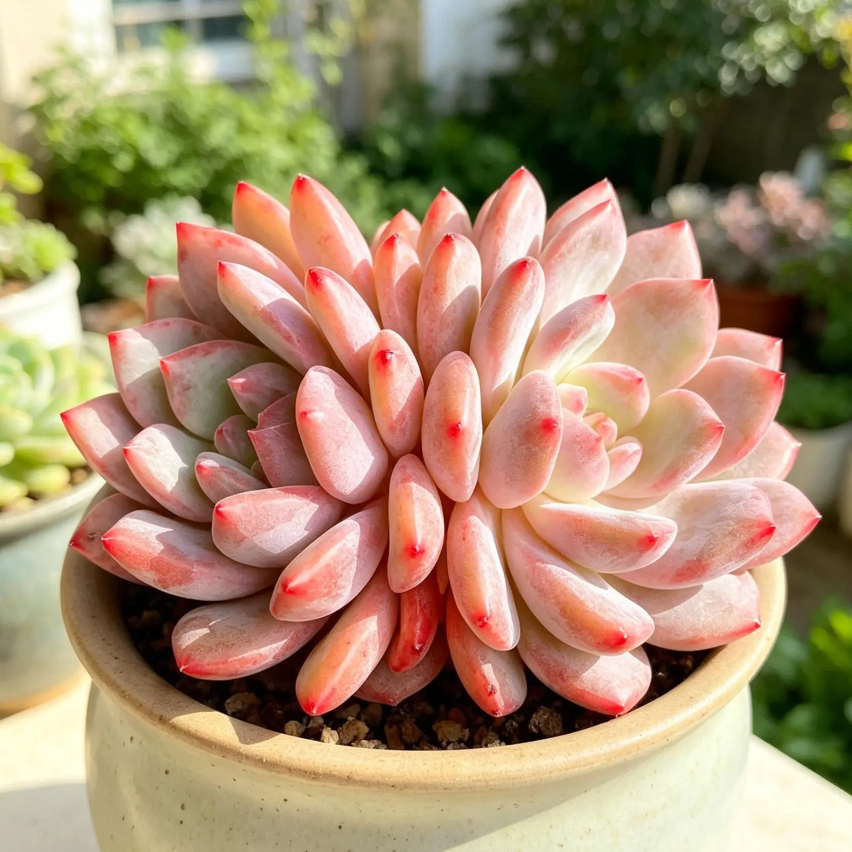 Live plants “Ariel” Succulent plant– Double-Head，2.9–3.1″ Rare Twin Greens，Zero-Green-Thumb Needed，Fairy Desk Plant，Hardy, Low-Maintenance & Unique，Perfect for Desk, Gifts & Decor