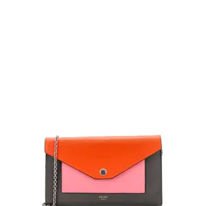 Pre-owned Celine Leather Shoulder Bags Pocket Envelope Shoulder Bag Small by Rebag