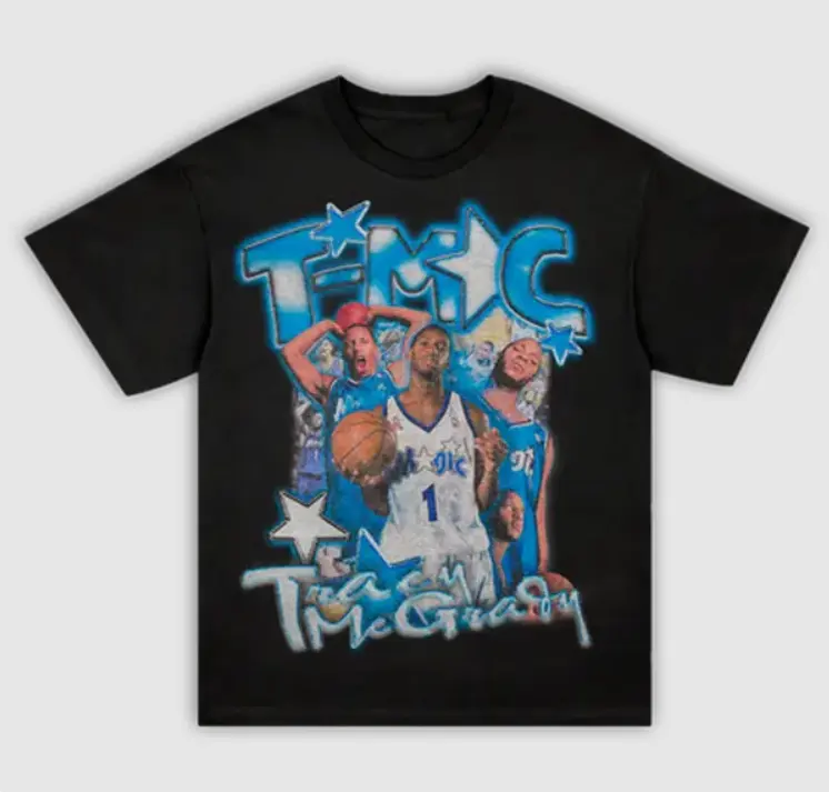 Youth and Adult Tracy McGrady T-Mac Throwback Shirt, Vintage Basketball Graphic Tee, Retro NBA Legend T-Shirt, Soft Cotton Unisex Sports Fan Gift