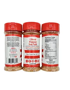 Ghost Pepper Flavored Sea Salt All Natural Organic 74+ Minerals