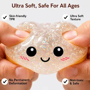 NeeDoh Squeeze Dumpling-Shaped Soft Toy, Slow-Rebound Stress Relief Toy for Adults, Gift for Men and Women.