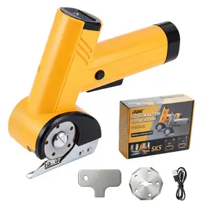 WORD TOOL Cordless Rechargeable ElectricScissors - Portable Cutter for Fabric,Cardboard, Leather, Carpet & Crafting SewingTools