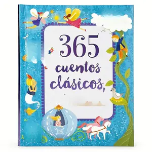365 Cuentos Clasicos: Rimas y Otras Historias Tesoro de Libro de Cuentos Acolchado (365 Classic Stories, Children's Spanish Language Padded Storybook Treasury) (Spanish Edition)