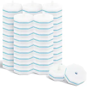 50 Count Toilet Wand Refills Compatible with  Disposable Toilet Brush