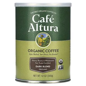 Cafe Altura Organic Coffee, Ground, Dark Blend, 12 oz (340 g)