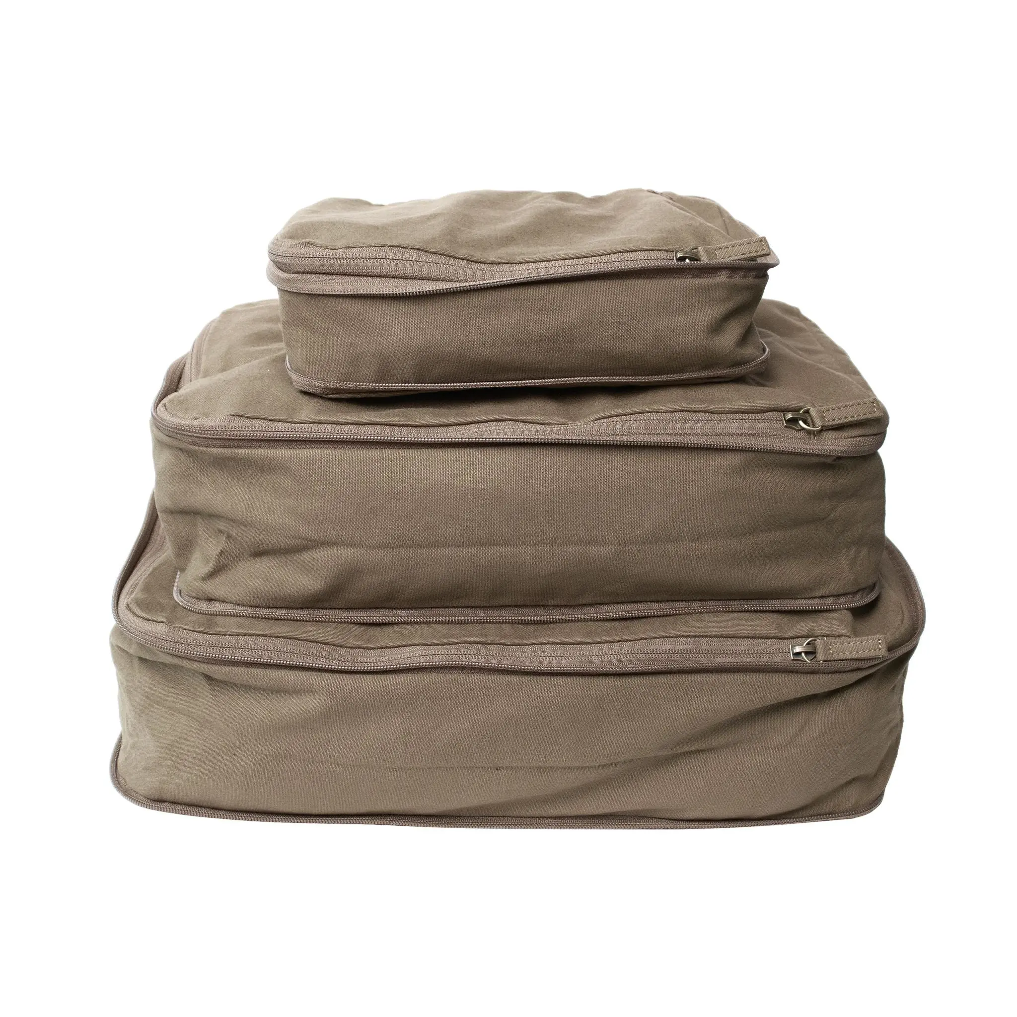 Andar Travel Packing Cubes - Durable Travel Accessories with Full-Grain Leather Accents, YKK Zippers for Easy Access, and Included Matching Shoe Bag, Zipped Travel Bags