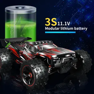 1:14 45MPH 4WD RC Monster Truck, 11.1V 3S High Power Battery, 2.4GHz Remote Control, 100m Range, All Terrain High Speed Off Road Truck