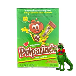 Pulparindo Watermelon - Hot and Salted Tamarind Pulp Candy Watermelon Flavored