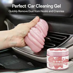 Car & Keyboard Dust Remover Grabber Gel - Universal Cleaning Putty Slime for Auto Interior & Office Slime for Keyboards Vents & Auto Accessories