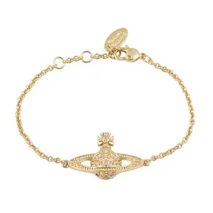 Pre-owned vivienne westwood Brass Small Leather Goods Bracelet