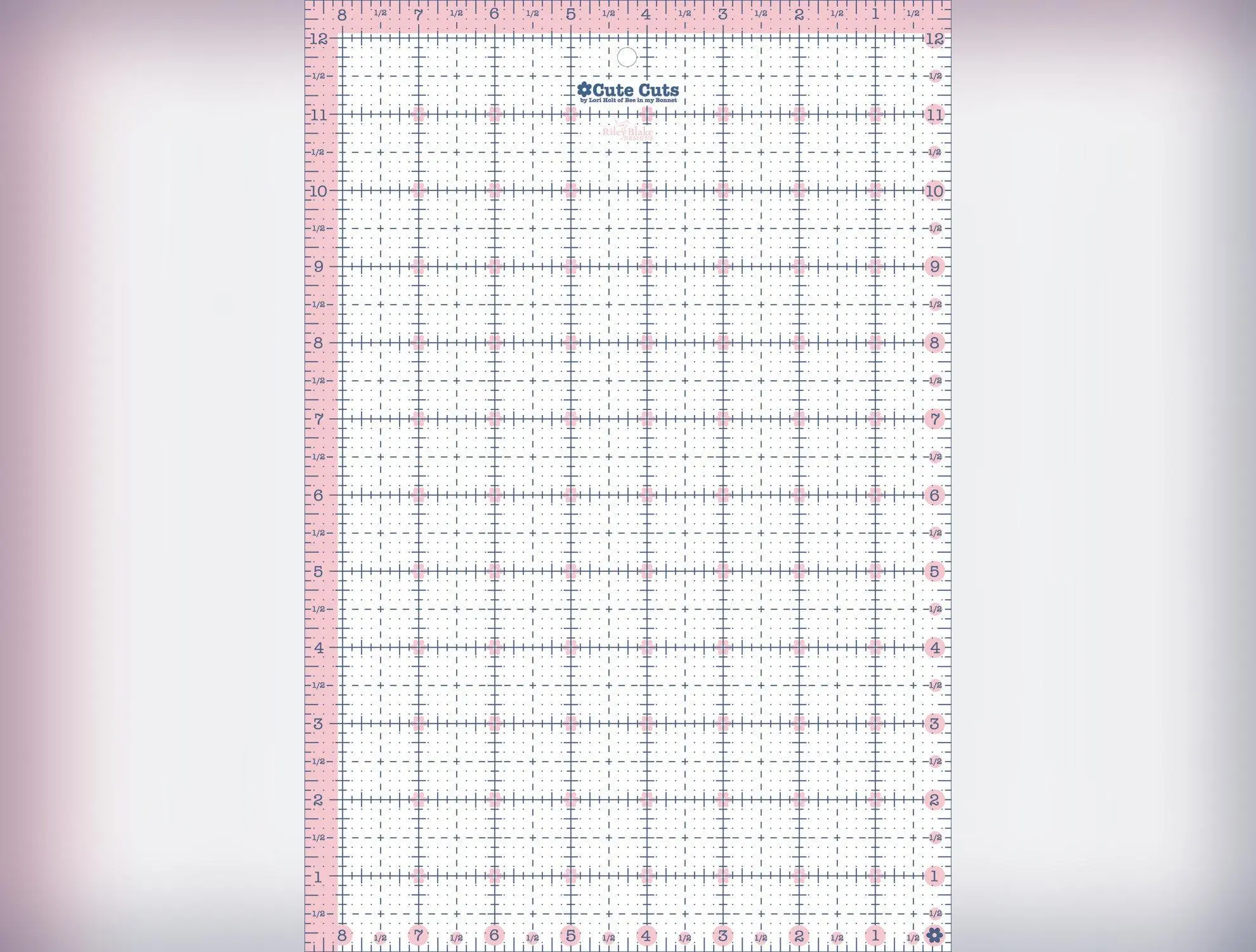 Lori Holt Cute Cuts Rectangular Ruler 8.5 x 12.5