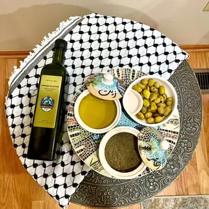 Jawaher Premium Palestinian Organic Extra Virgin Olive Oil Traditional Natural - 100% Pure Extra Virgin