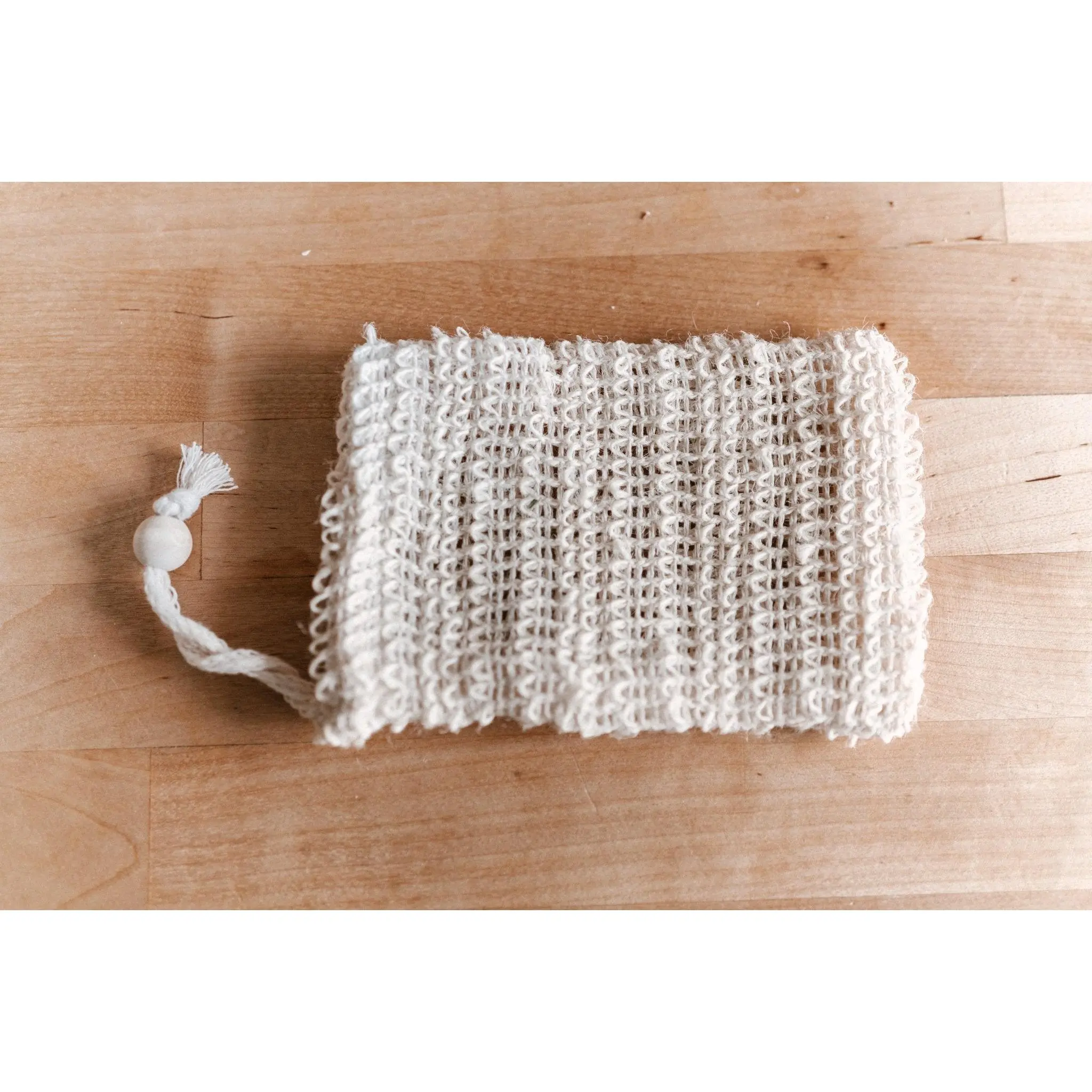 Natural Sisal Soap Saver Pouch with Drawstring - Exfoliating Bath Scrubber for Personal Care, Beauty Products & Accessories