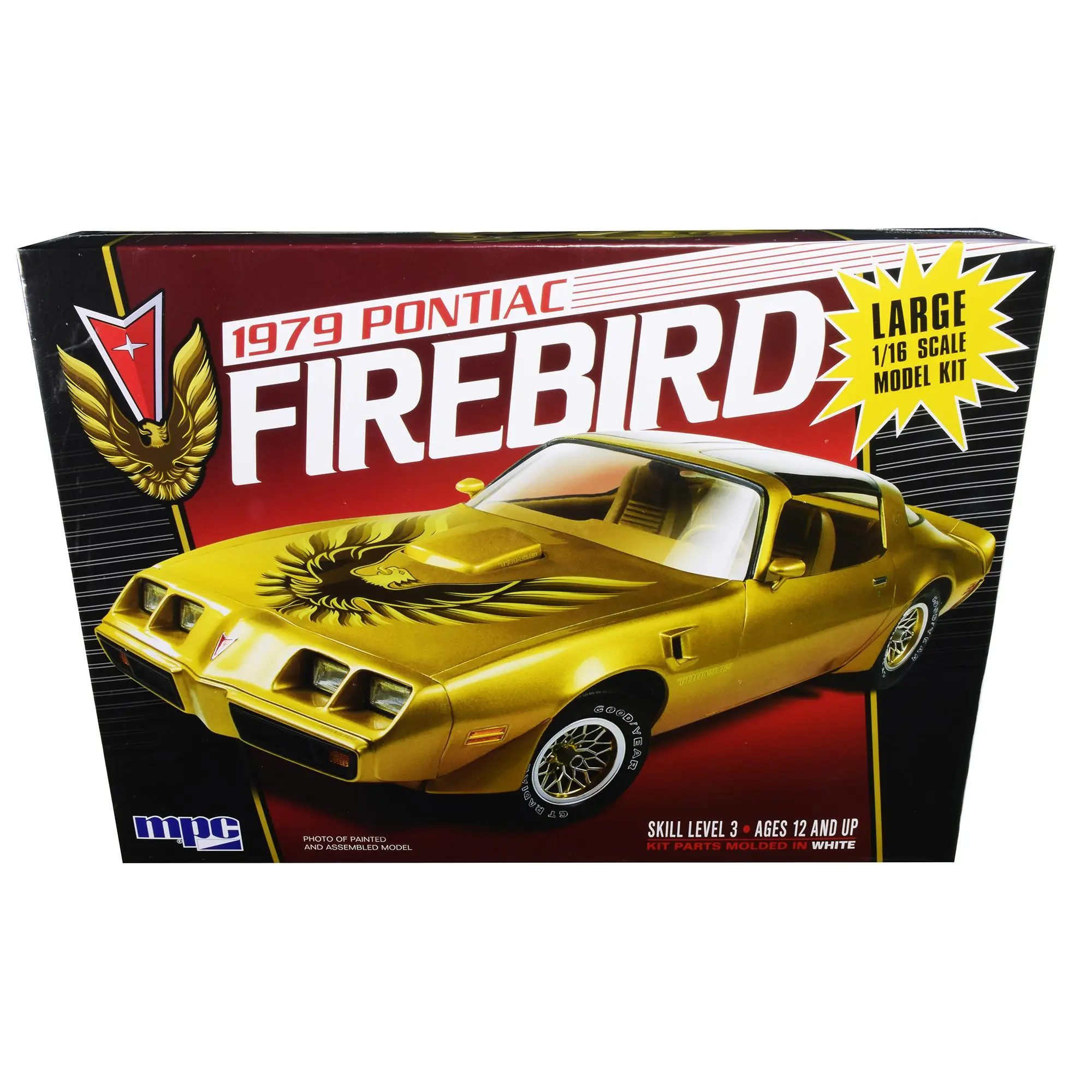 Skill 3 Model Kit 1979 Pontiac Firebird 1/16 Scale Plastic Model by MPC