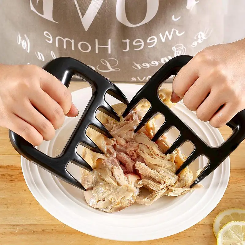 Bear Claw Shaped Meat Shredder, 2 Counts Non-slip Kitchen Food Tongs, Kitchen Utensils & Gadgets