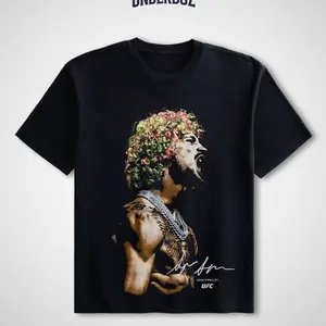 Men's SUGA Sean O'Malley UFC Short-Sleeve T-Shirt, Cotton Round Neck Top, Men's Graphic Tees, Casual Streetwear Apparel Gift for UFC Fans KXW