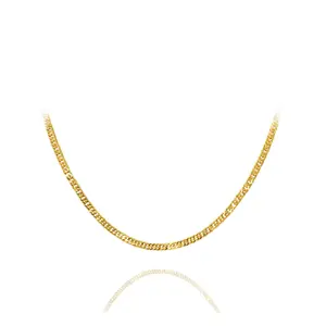 RELLY-JEWELRY TX011 Fashion Trends for Women or Men Curb Chain Necklace Stylish Accessory