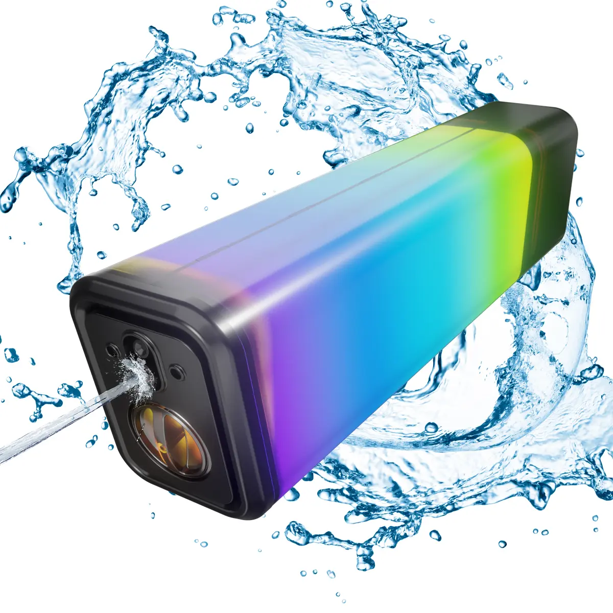 【Summer must Have】2026LED Electric Water Blaster with Space Energy Ring Design,  High-pressure & Long-range, Large Capacit【Safe & Harmless Water Toy】Futuristic Electric Water biu biu biu LED Light Blaster with High Pressure Shooting & Rechargeable Design
