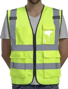 VEXFLEX- 25 Pack Safety Vest for Men & Women- ANSI/ISEA Class 2 Reflective Vest