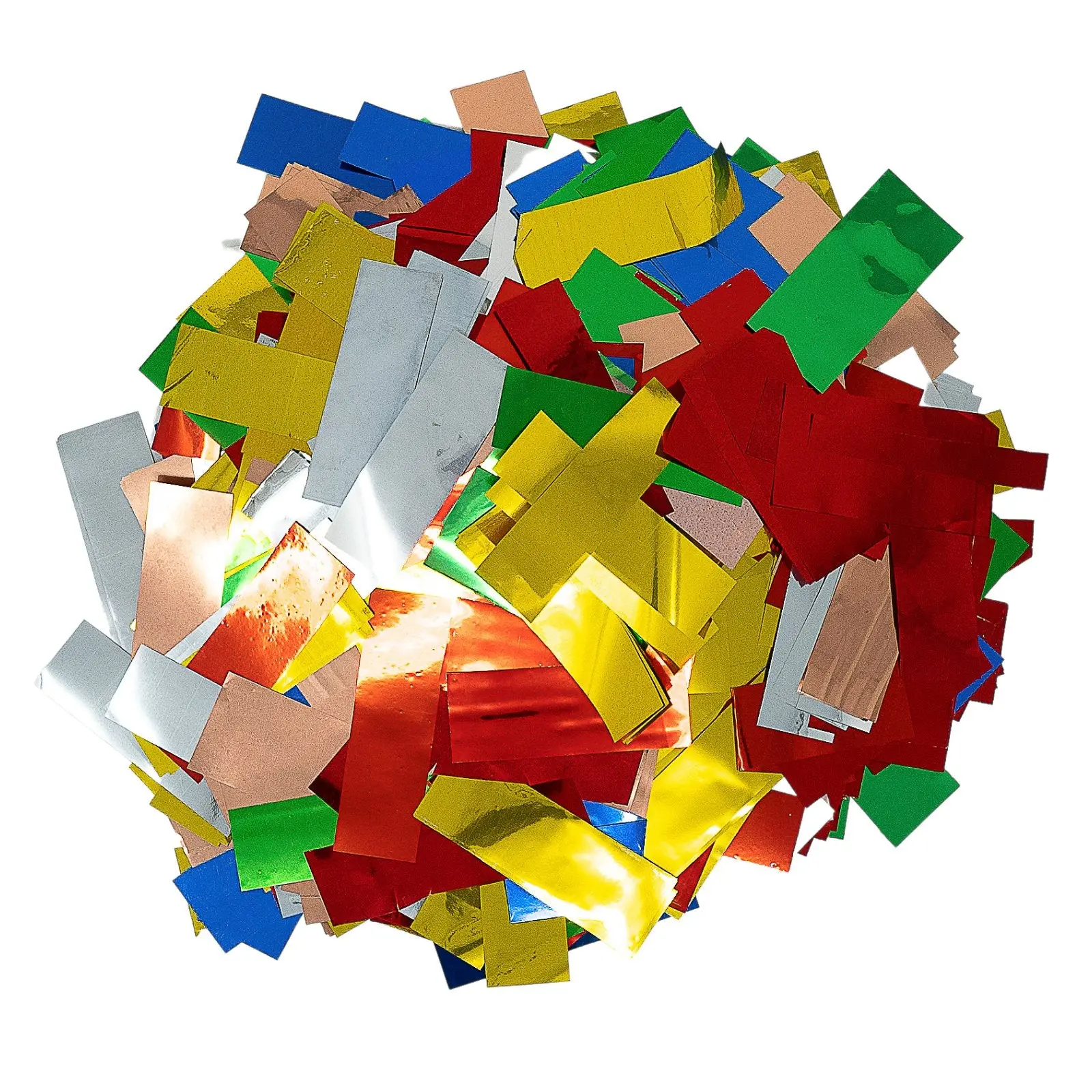 Multicolor Metallic Foil Confetti (1lb)