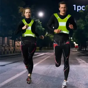 High Visibility Reflective Vest, Ideal for Running, Cycling, Walking, Safety Gear, Bright and Durable Design, Perfect for Outdoor Activities