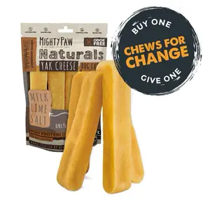 Mighty Paw Yak Cheese Dog Chews: All-Natural Treats for Your Pup