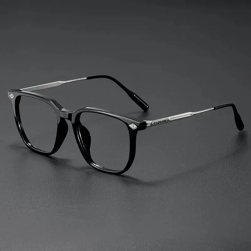 Square Blue Light Blocking Glasses, Lightweight Transparent TR90 Frame for Gaming & Office, Unisex Anti-Glare UV Protection, Blue Light Blocking Lens