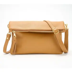 Parker Clay Makeda Leather Foldover Crossbody