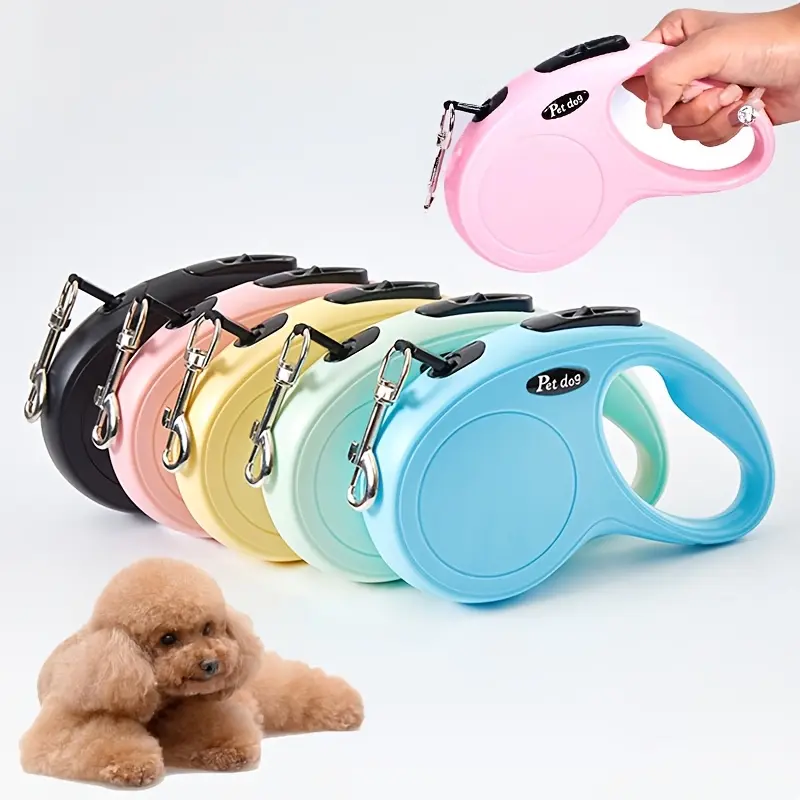 1 Retractable Dog Leash | 10-foot ABS Leash for Outdoor Walking, Uncharged Power Mode