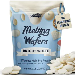 Snackathon Melting Wafers, Milk Compound Chocolate Coating, 17.6 OZ (Multiple Flavors)