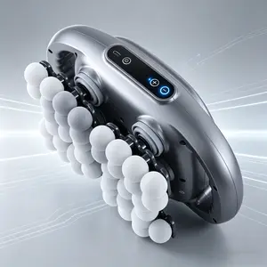 High-Quality 42/12-head Massage Gun with multiple Modes, Deep Tissue Percussion Massager for Back Shoulders Legs and Foot Pain Relief Quiet Muscle Massage Gun with Red Light Therapy Adjustable Daily Use Ideal Gift for Friends & Family