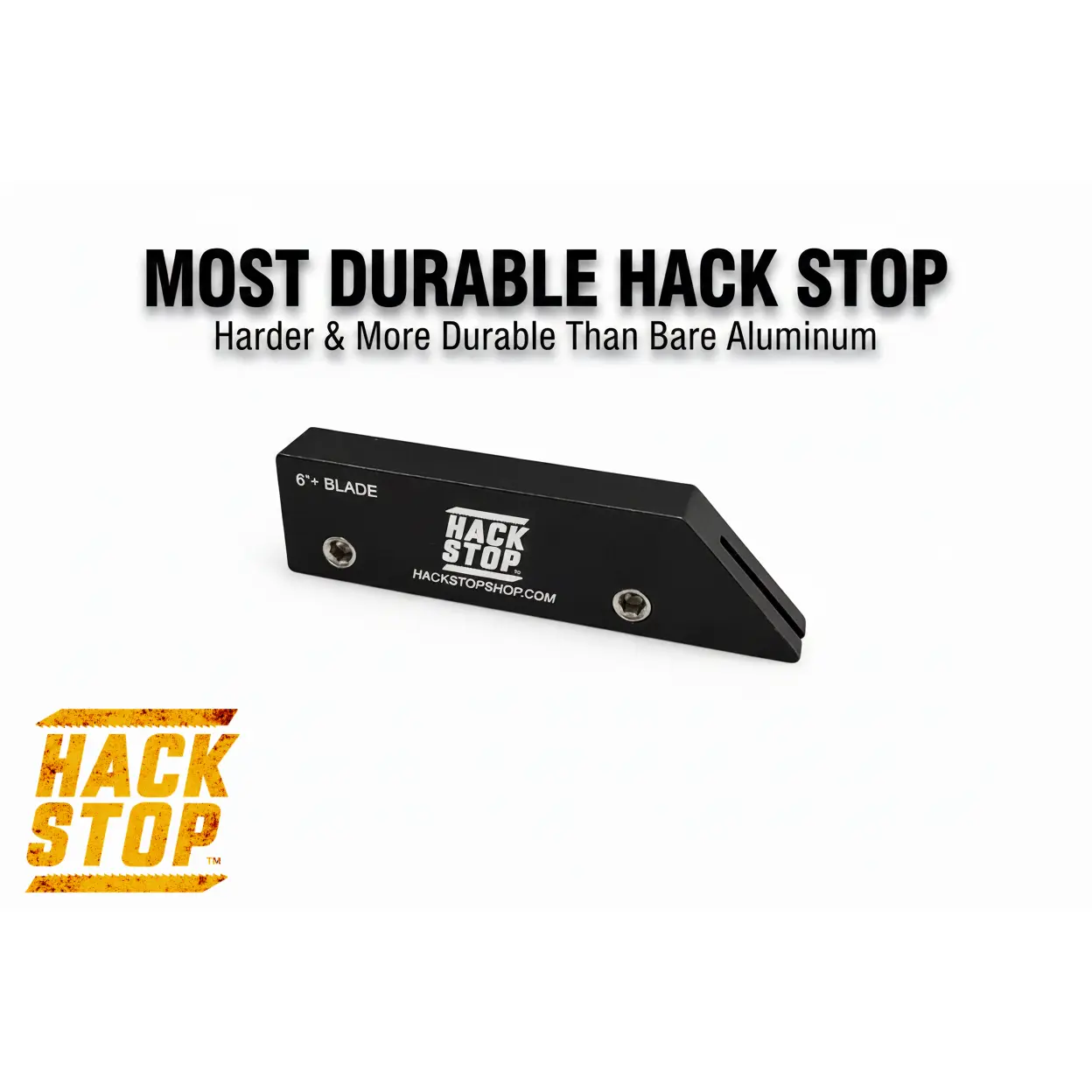 Black Anodized Hack Stop for the Reciprocating Saw Blade, Lineman Tools, Lineman, Tool Accessories 