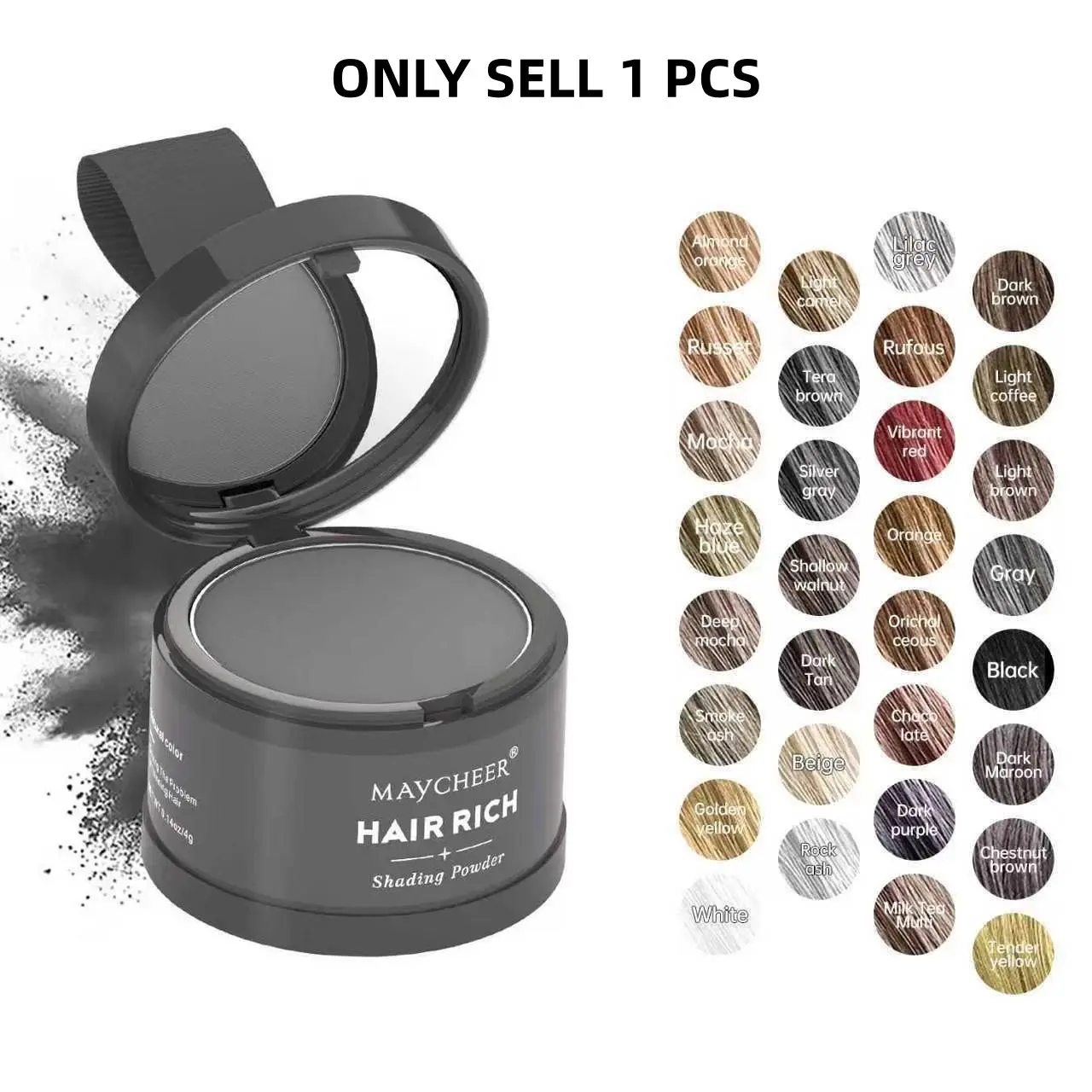 Hairline Shadow Powder, Hairline Concealer Powder, Hair Styling Powder, Root Cover Up Powder, Root Touch Up, Hair Touch Up For Roots, Professional Hairline Concealing Powder for Men & Women, Hair Products