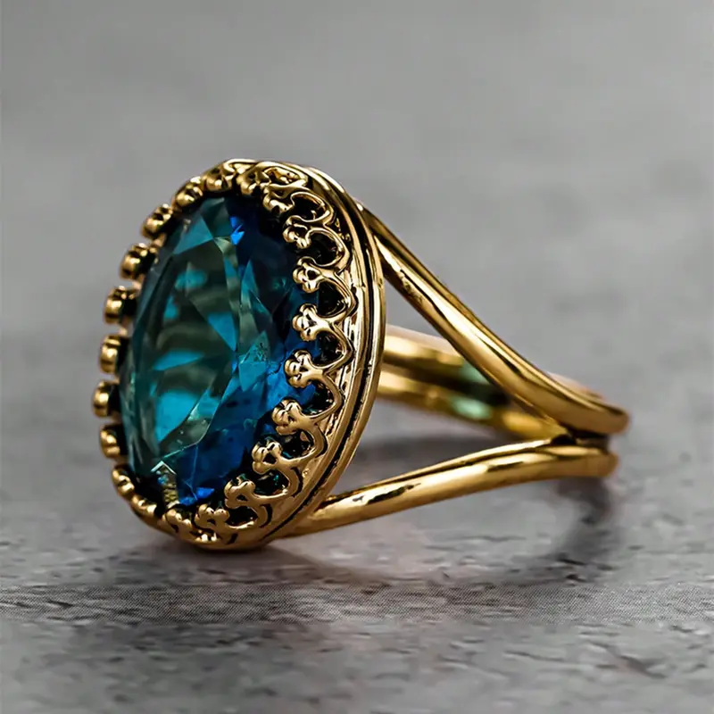 Luxury Artificial Zircon Ring for Women, Beautiful Rings, Copper Inlaid Zircon, Sparkling Zircon Inlay, Wedding Engagement Rings Bridal Rings Anniversary Party Gift, Elegant Copper Chain Design, Cubic Zirconia Ring, Synthetic Zircon Rings, Zircon Jewelry