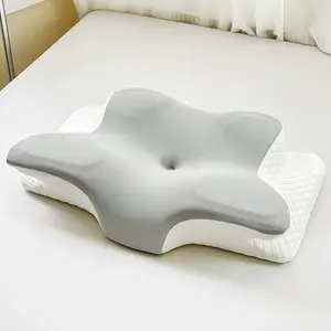 One neck pillow, a soft, cooling, and resilient pillow with a slow rebound mechanism, an ergonomic pillow suitable for side, back, and stomach sleeping, machine washable pillowcase - the perfect pillow for sleep.