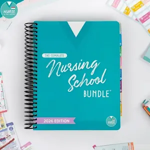 The Complete Nursing School Bundle | 2026 Edition | Spiral Bound
