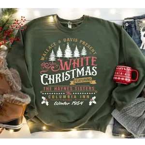 Vintage White Christmas Sweatshirt