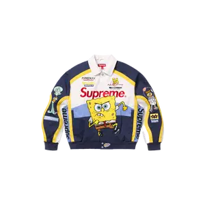 SpongeBob SquarePants Jeff Hamilton Racing Jacket "SS25 - White" SU25375 SpongeBob SquarePants Jeff Hamilton Racing Jacket "SS25 - White" SU25375