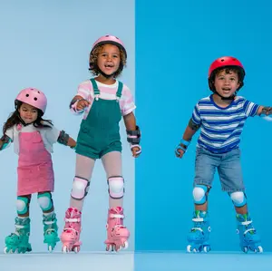 Yvolution Kids Learner Skates Twista 7-11 US Kids Size kick  rollers