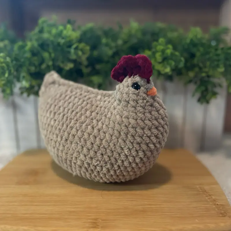 Handmade Crochet Chicken