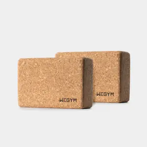 WeGym Exercise Block - Cork 2 Pack
