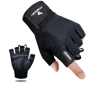 ATERCEL Workout Gloves for Men and Women, Exercise Gloves for Weight Lifting, Cycling, Gym, Training, Breathable and Snug fit