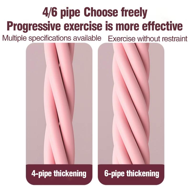 6 Tubes Resistance Pedal Trainer with Handles Upgraded Version Stronger Resistance Portable Home Gym Equipment for Full Body Workout Yoga Abdominal Waist Arm Leg Muscle Training