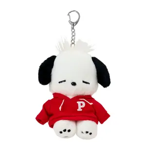 Pochacco Resting Plush Keychain Mascot (Dress-up Series)