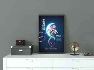 Mitsuri Kanroji Demon Slayer Poster Print, Love Hashira Kimetsu no Yaiba Anime Wall Decor( Unframed - Print Only )