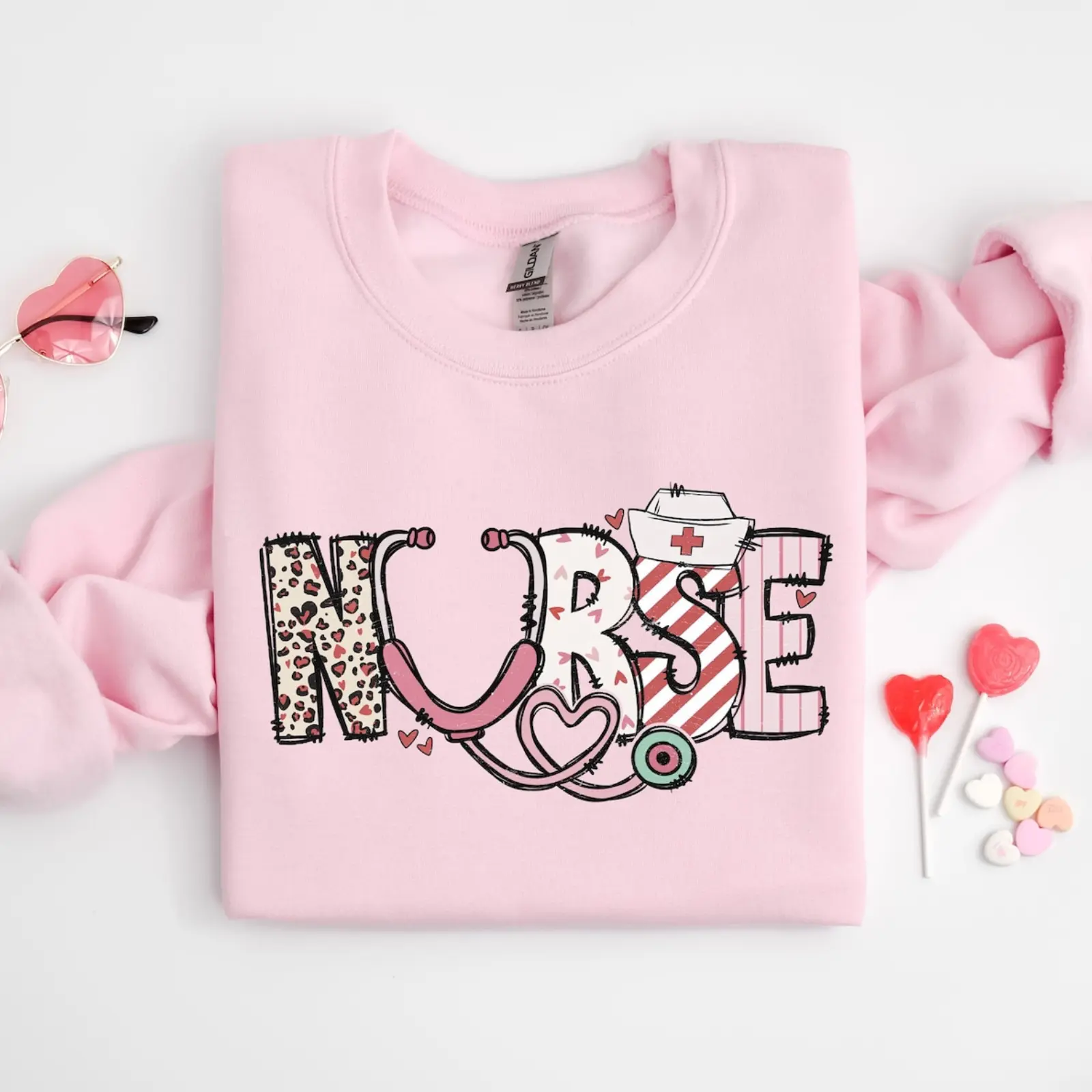 Valentine Nurse Sweater – Perfect Gift for Labor, NICU, and Pediatric Nursing Heroes
