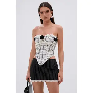 HEAVEN SENT TWEED CORSET HEAVEN SENT TWEED CORSET