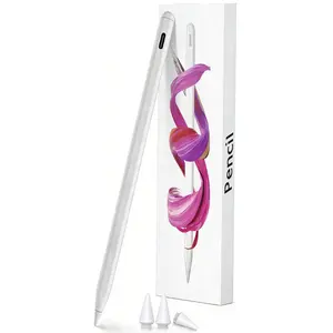 Stylus pen for Apple iPad 2025-2018, Fast Charge, Magnetic Attachment Stylus Pen for iPad 11/10/9/8/7/6th Gen, iPad Accessories for Pro 12.9/11/13-inch M4, Air 3/4/5/M2/M3, Mini 5/6th