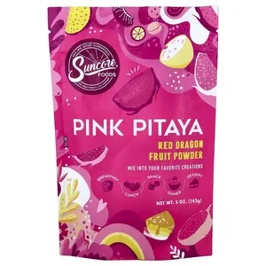 Suncore Foods Pink Pitaya Powder, Red Dragon Fruit, 5 oz (142 g)